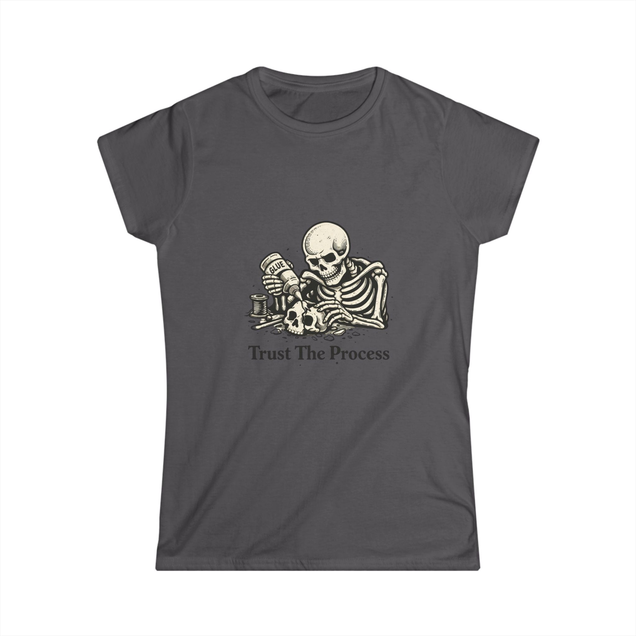 Trust The Process Skeleton Tee