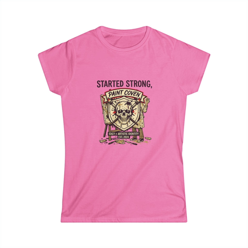 Started Strong Paint Coven Tee