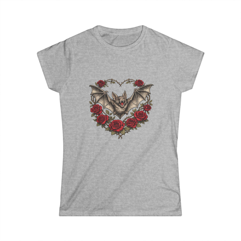 Gothic Bat Heart Tee