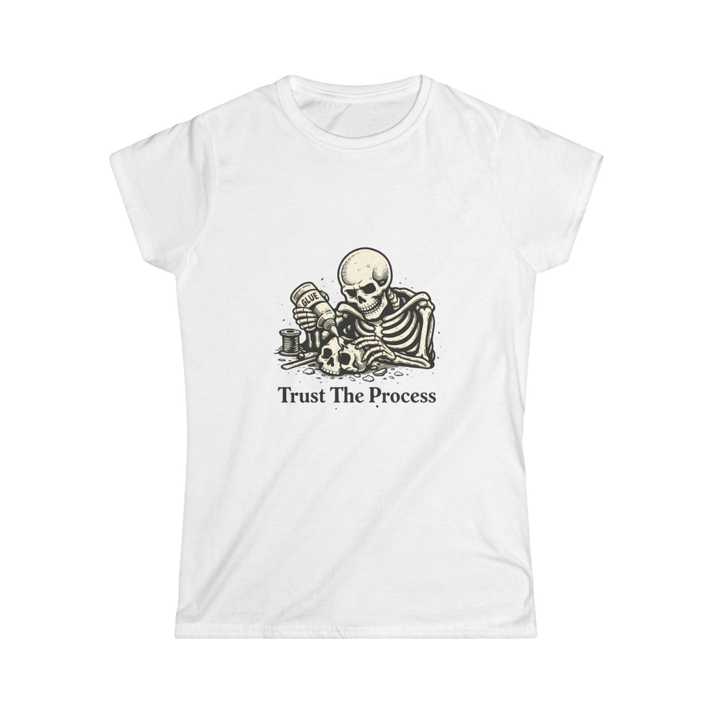Trust The Process Skeleton Tee
