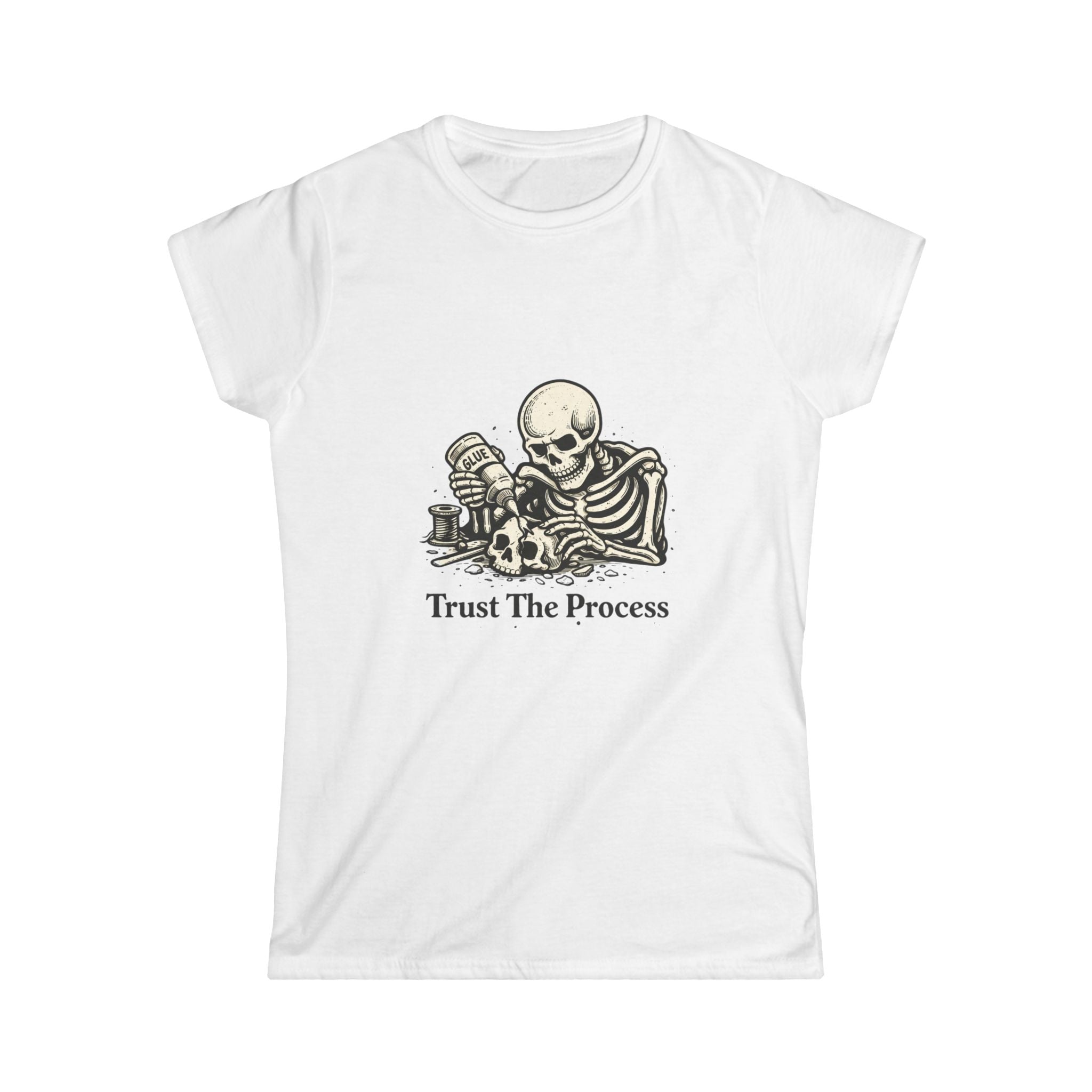 Trust The Process Skeleton Tee