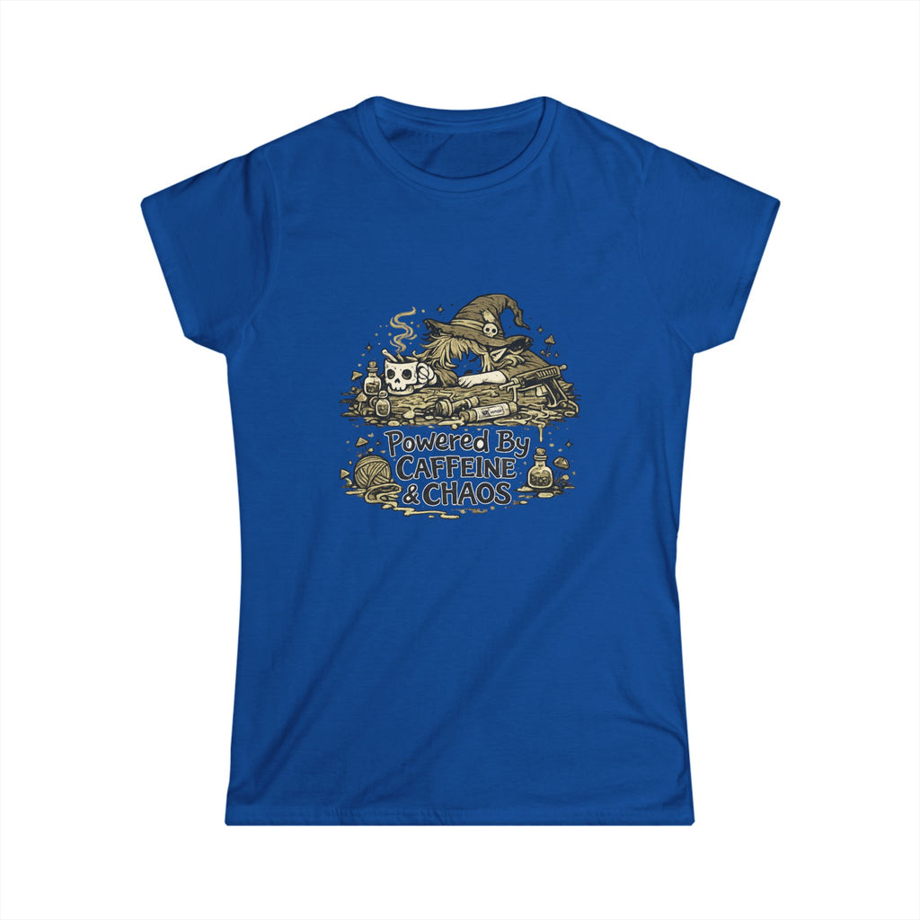 "Powered by Caffeine & Chaos" Women's Tee