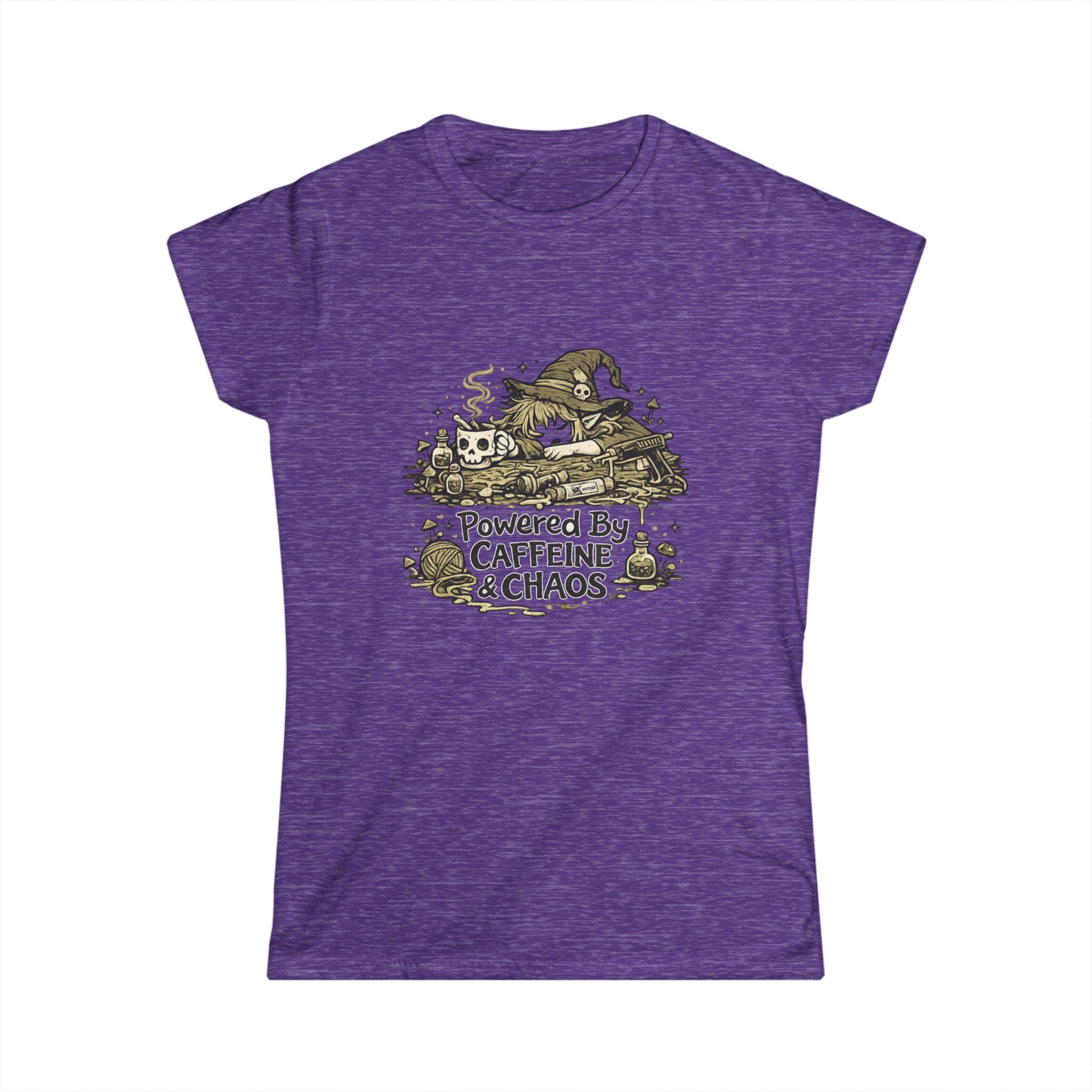 "Powered by Caffeine & Chaos" Women's Tee