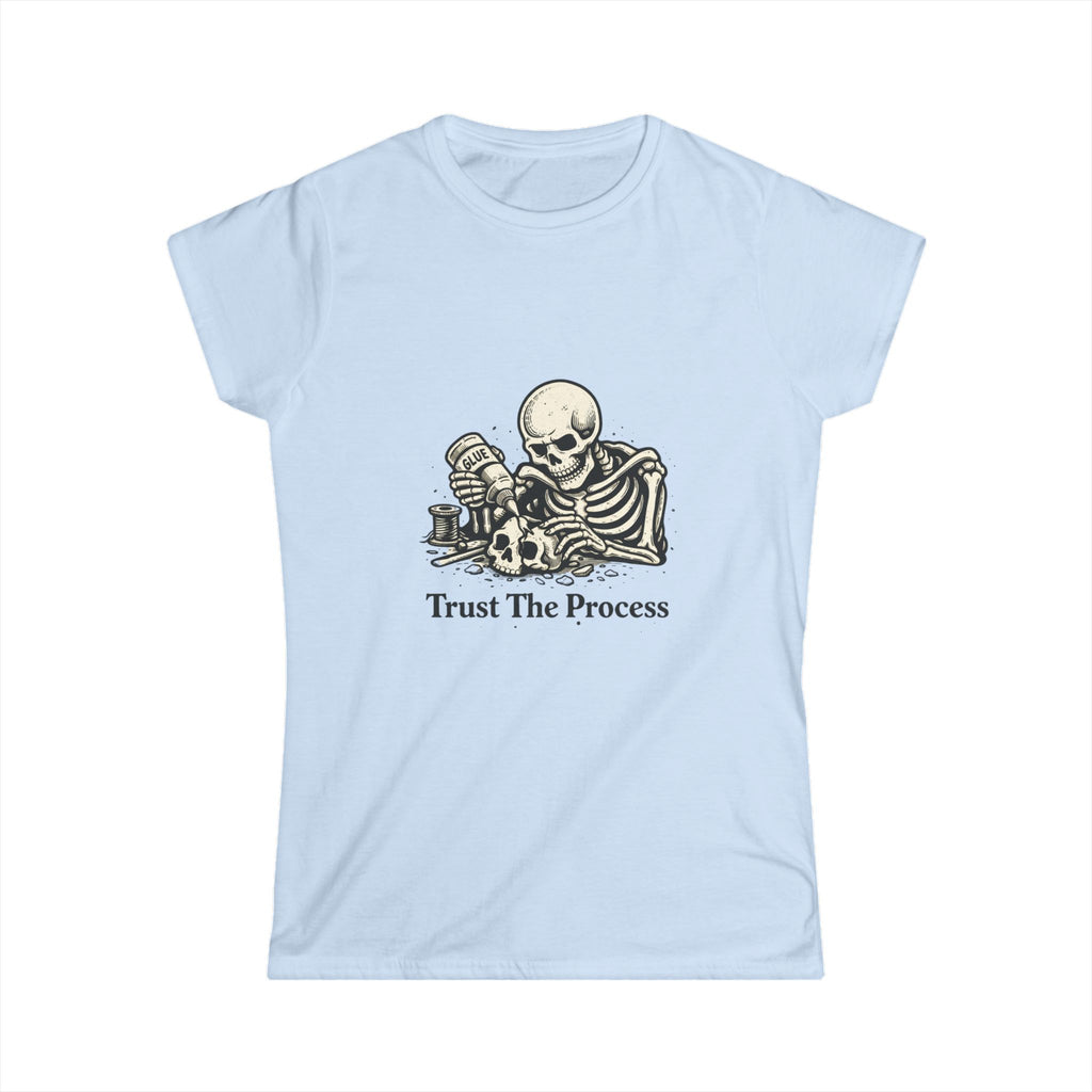 Trust The Process Skeleton Tee
