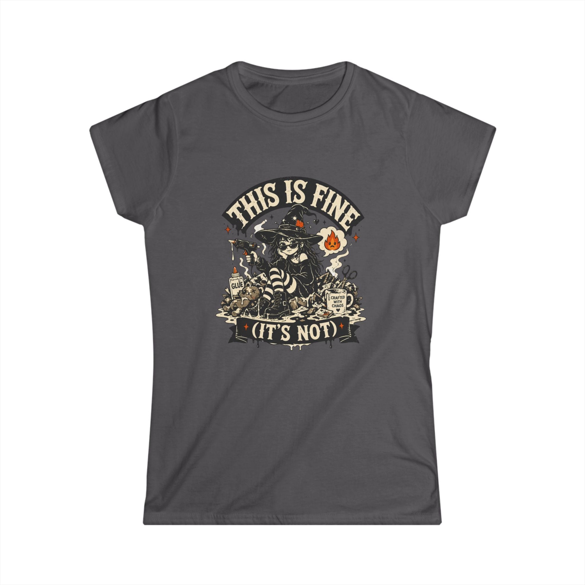 This Is Fine Witch Tee