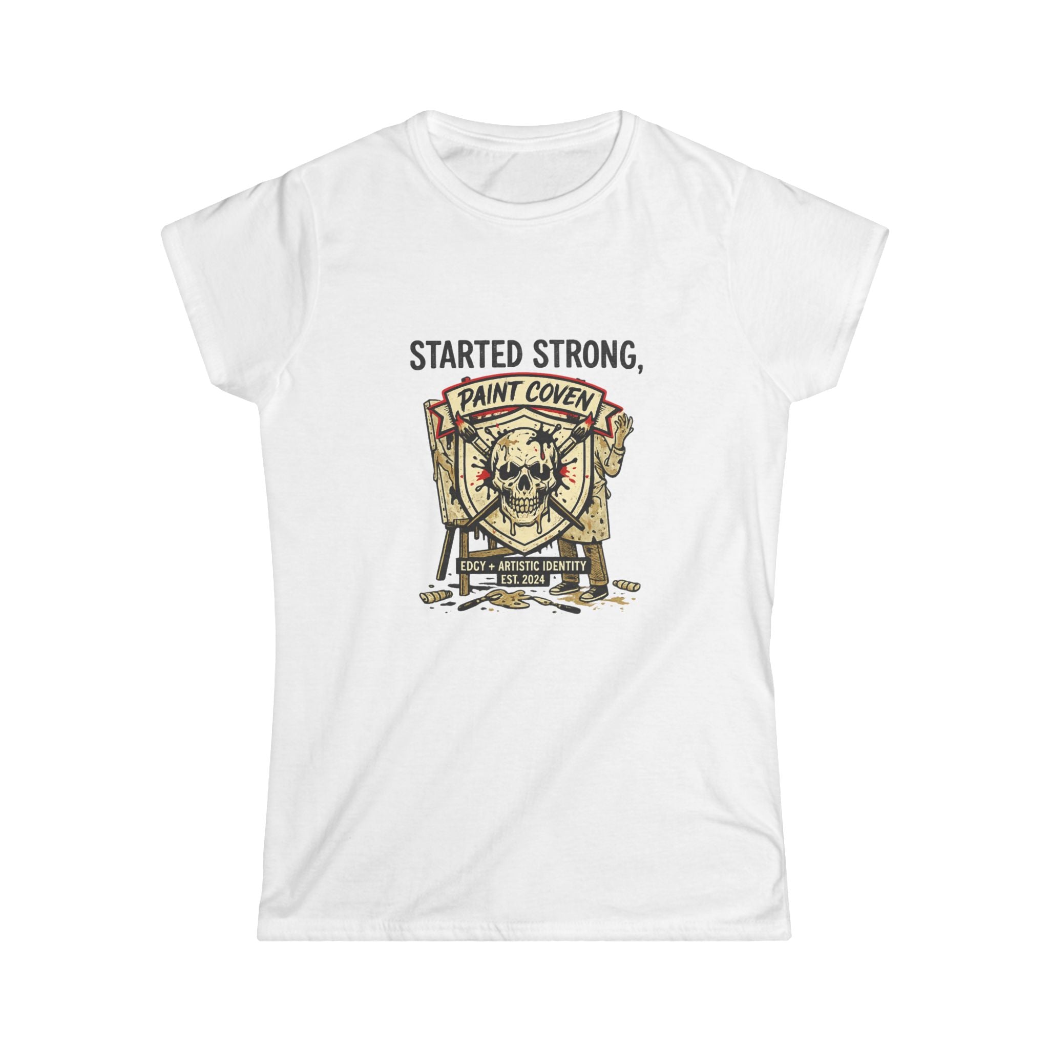 Started Strong Paint Coven Tee