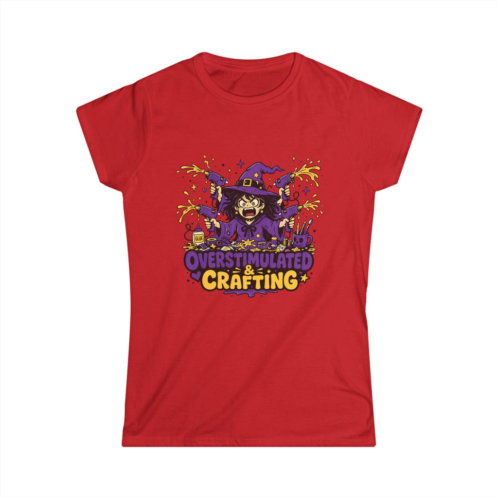 "Overstimulated & Crafting" Tee
