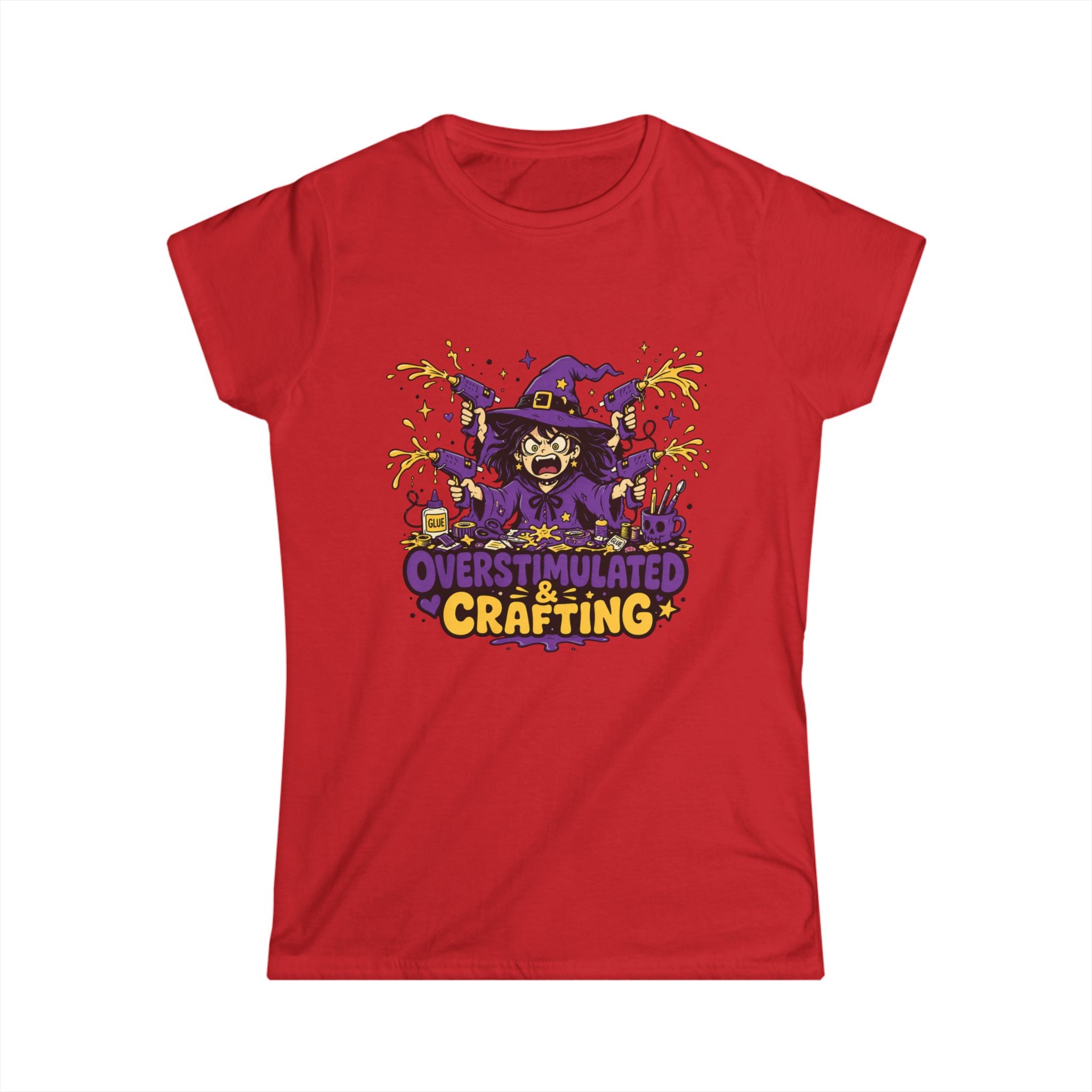 "Overstimulated & Crafting" Tee