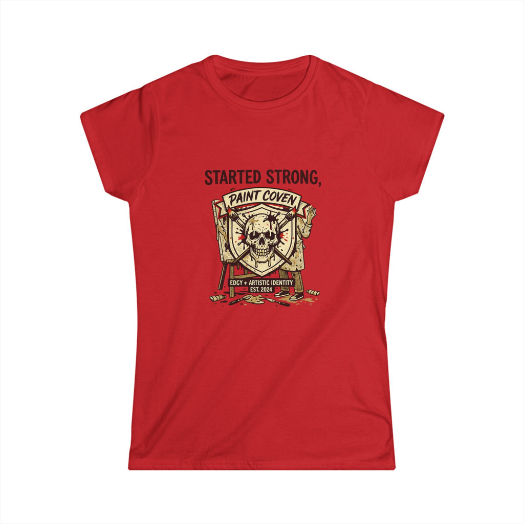 Started Strong Paint Coven Tee