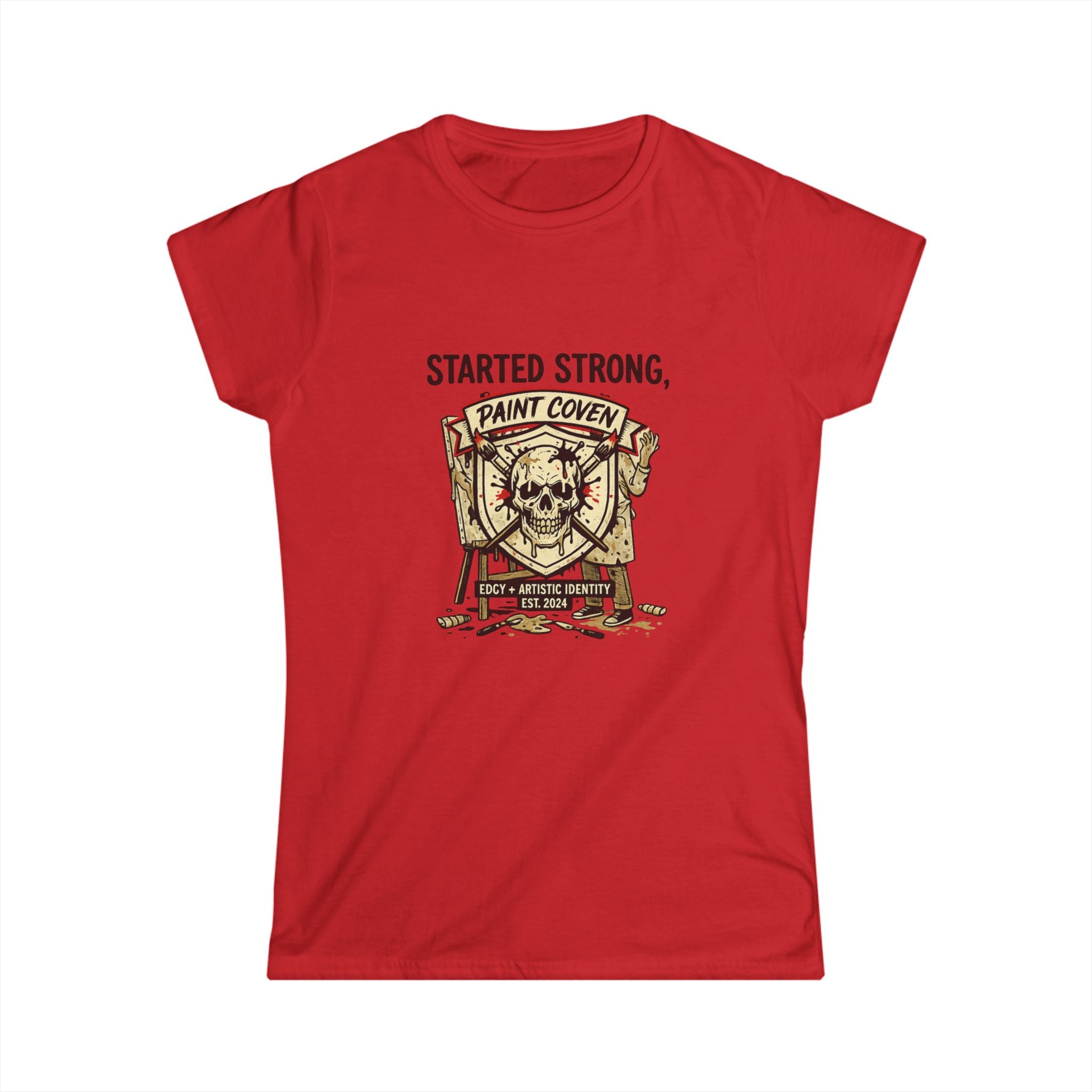 Started Strong Paint Coven Tee