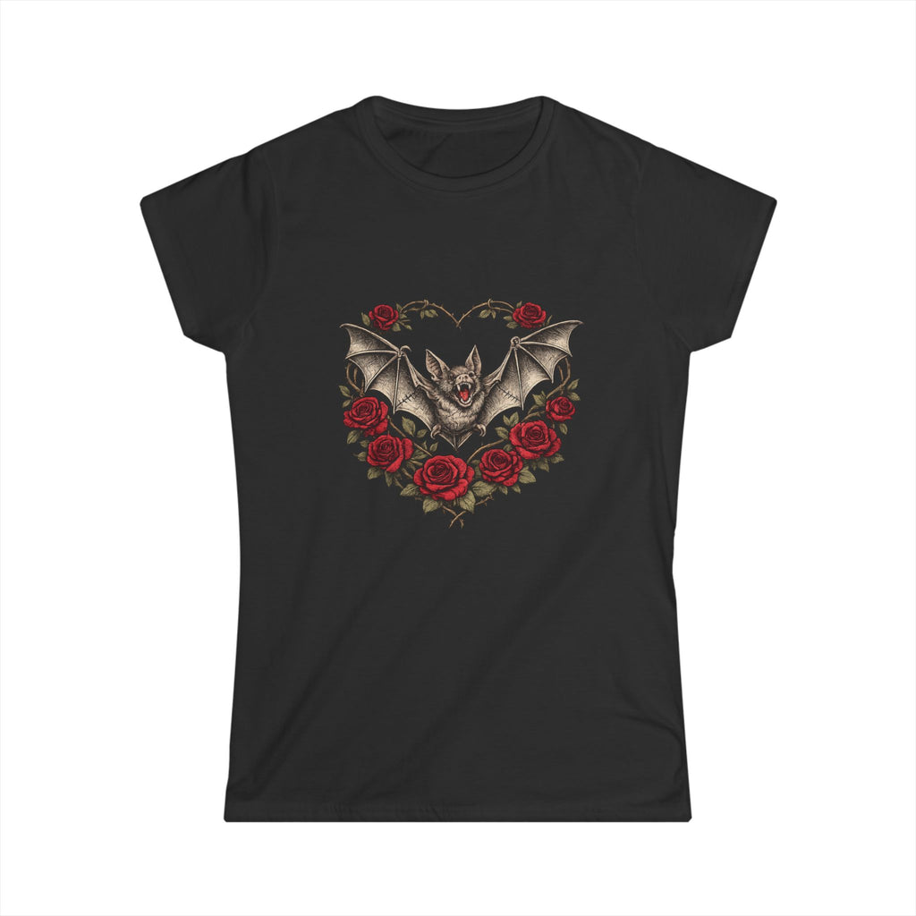 Gothic Bat Heart Tee
