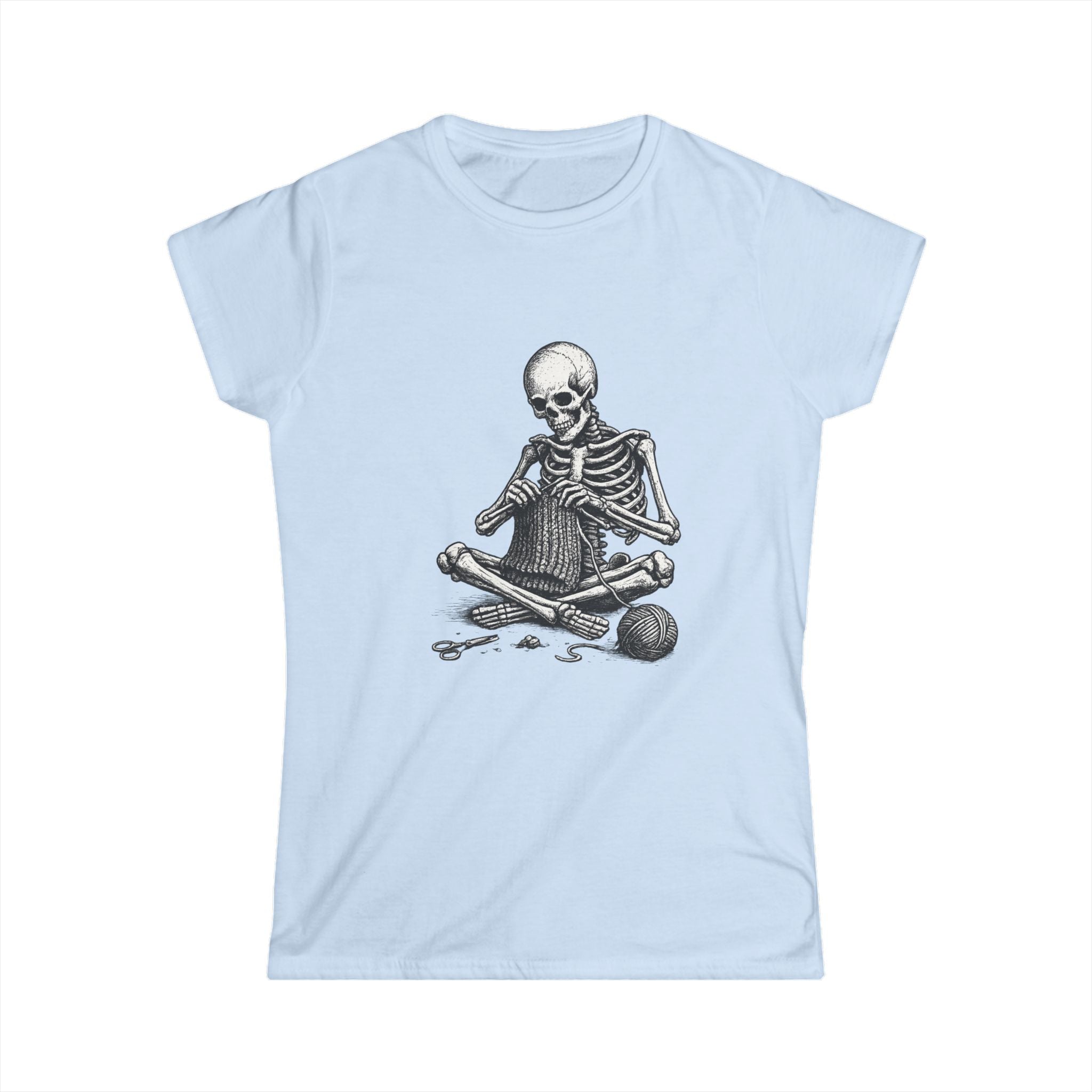 Skeleton Knitting Tee