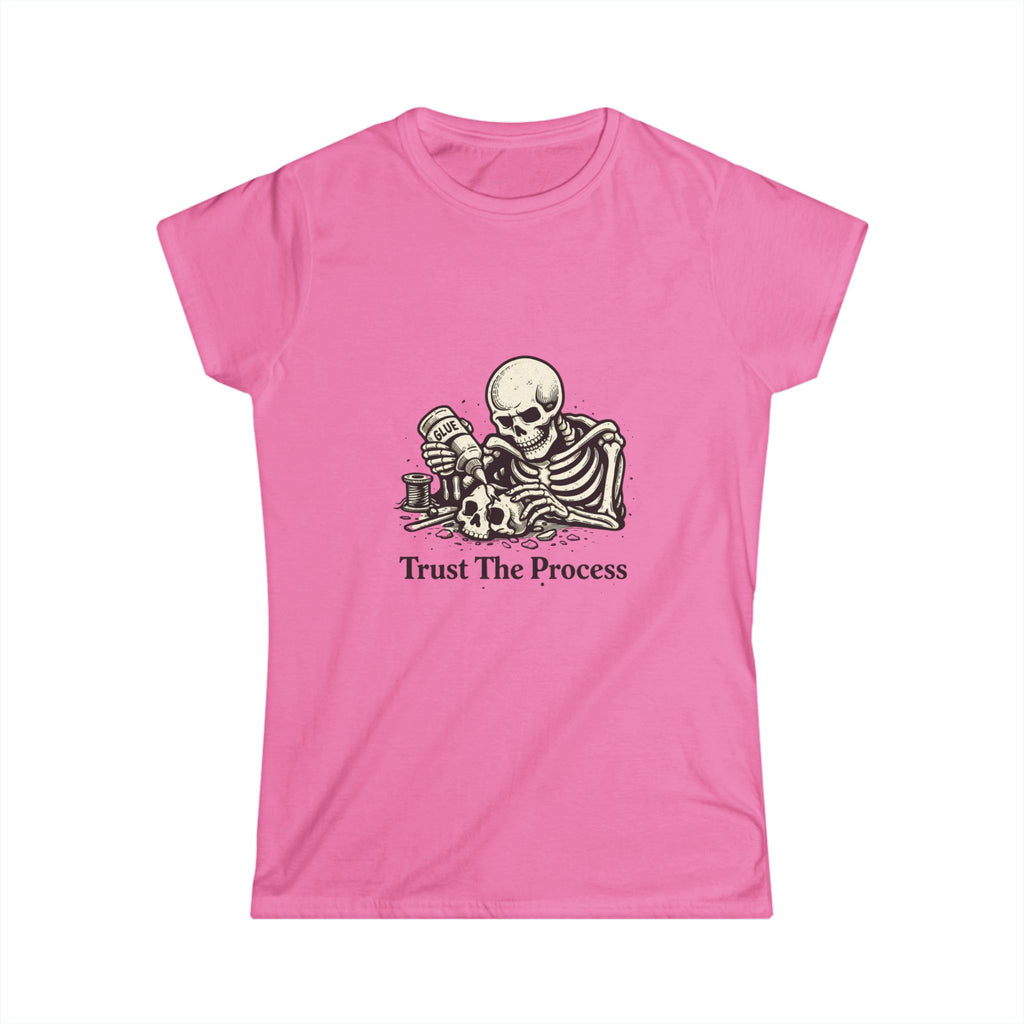 Trust The Process Skeleton Tee
