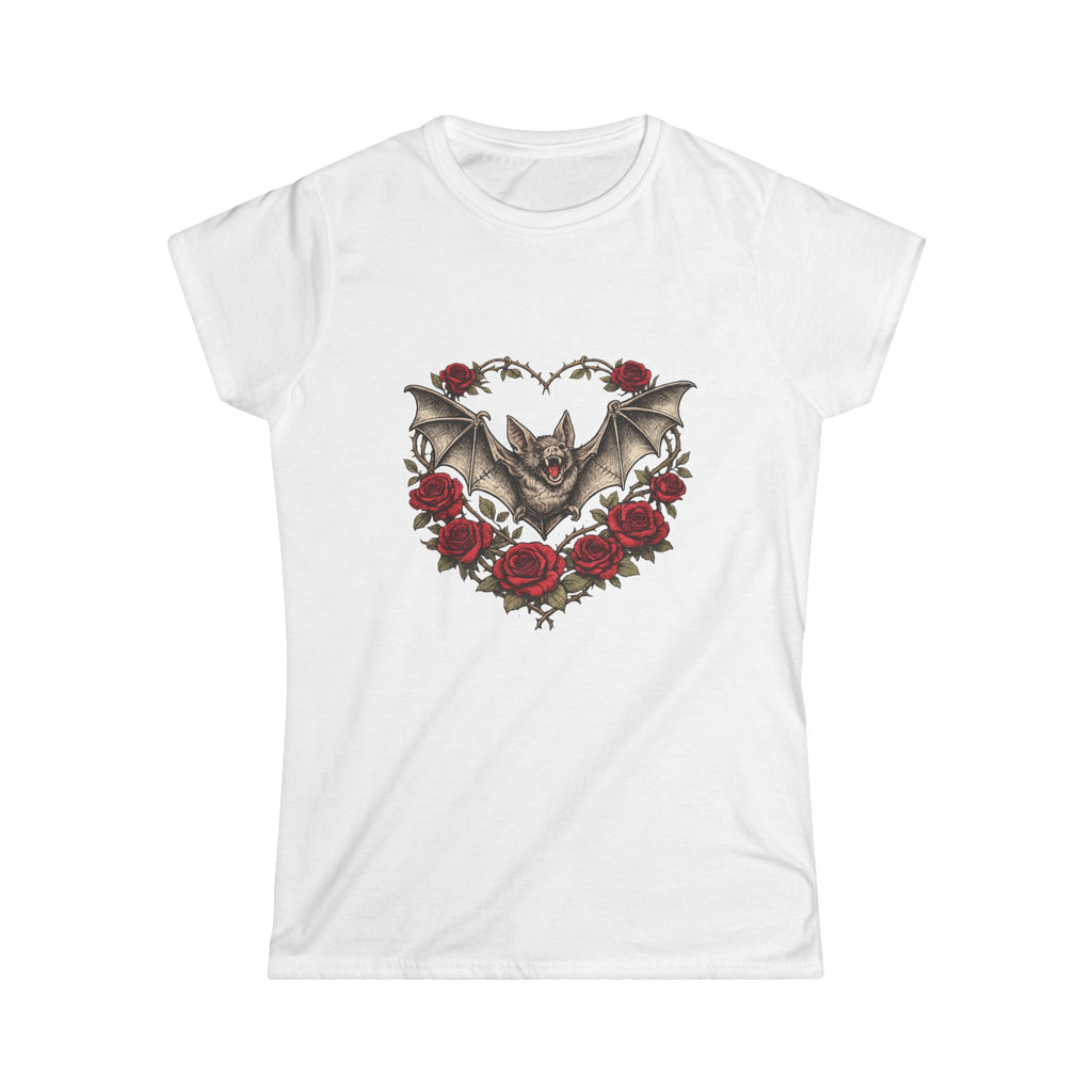 Gothic Bat Heart Tee
