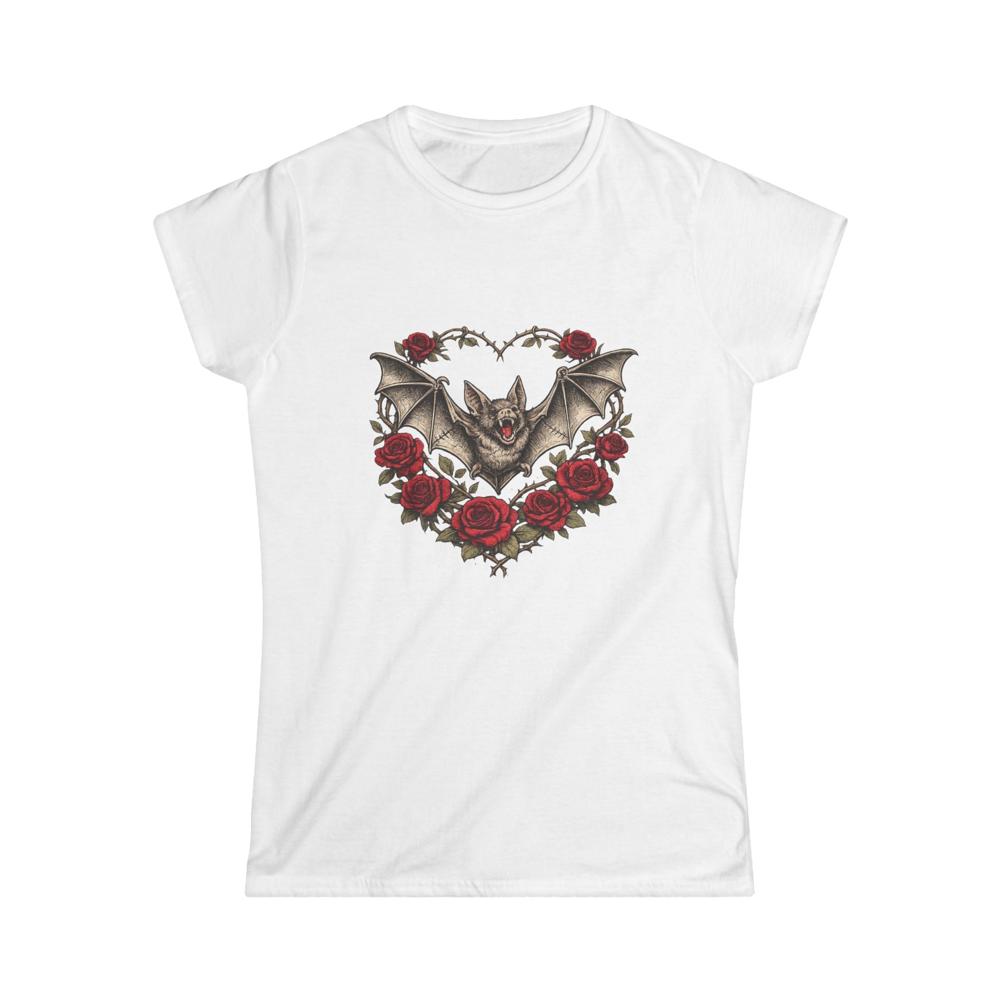 Gothic Bat Heart Tee