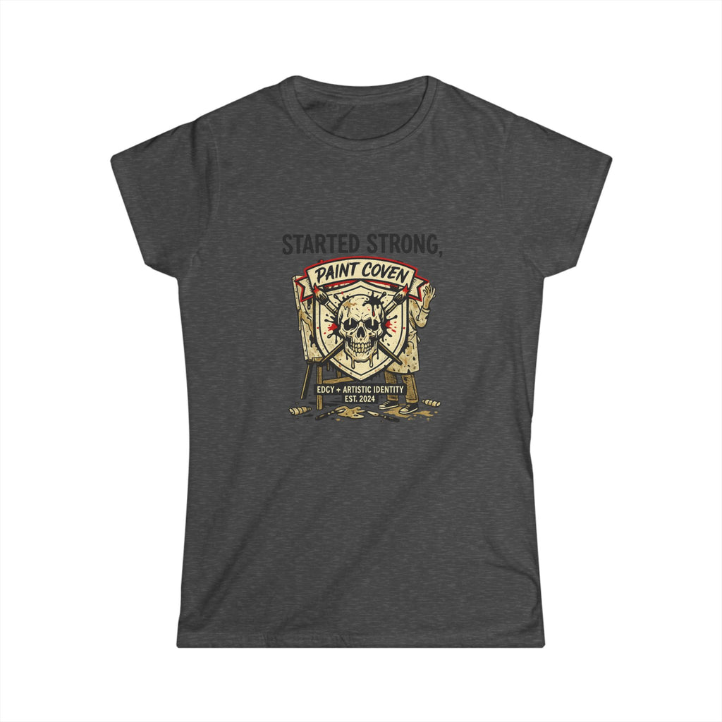 Started Strong Paint Coven Tee