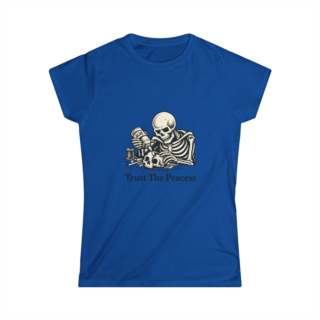Trust The Process Skeleton Tee