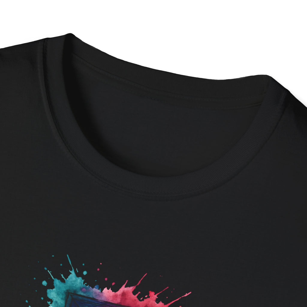 Rainbow Watercolor Frame T-Shirt