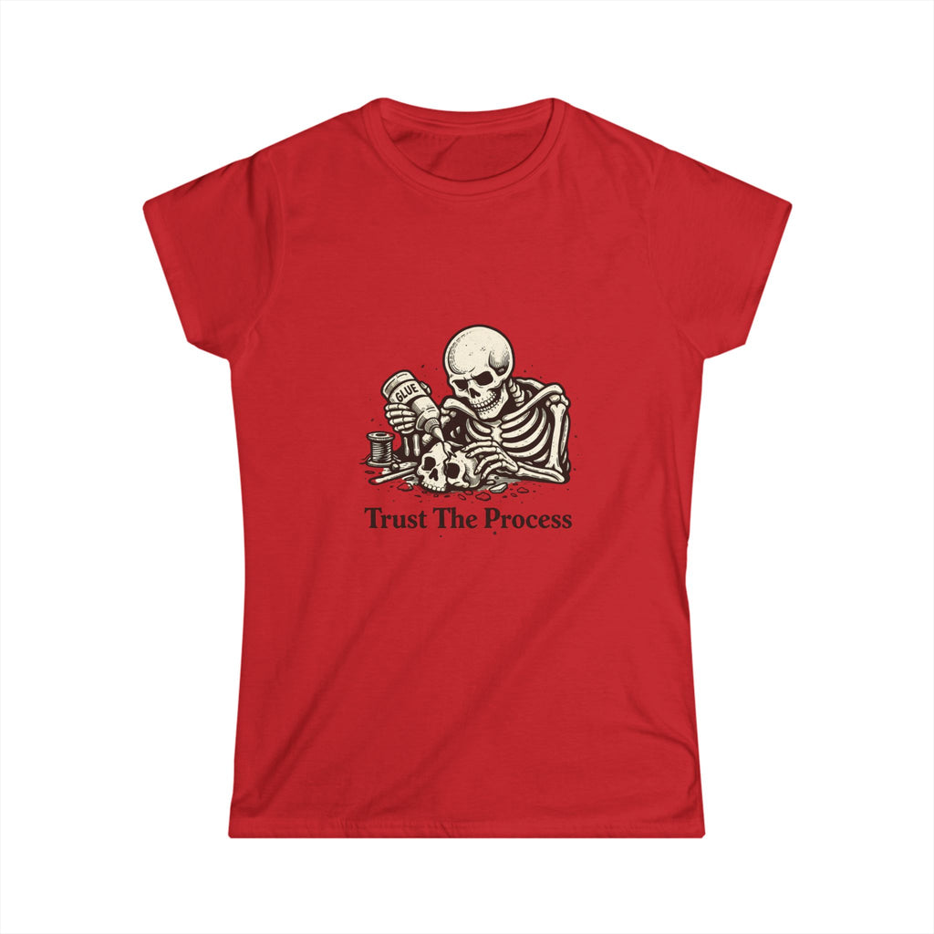 Trust The Process Skeleton Tee