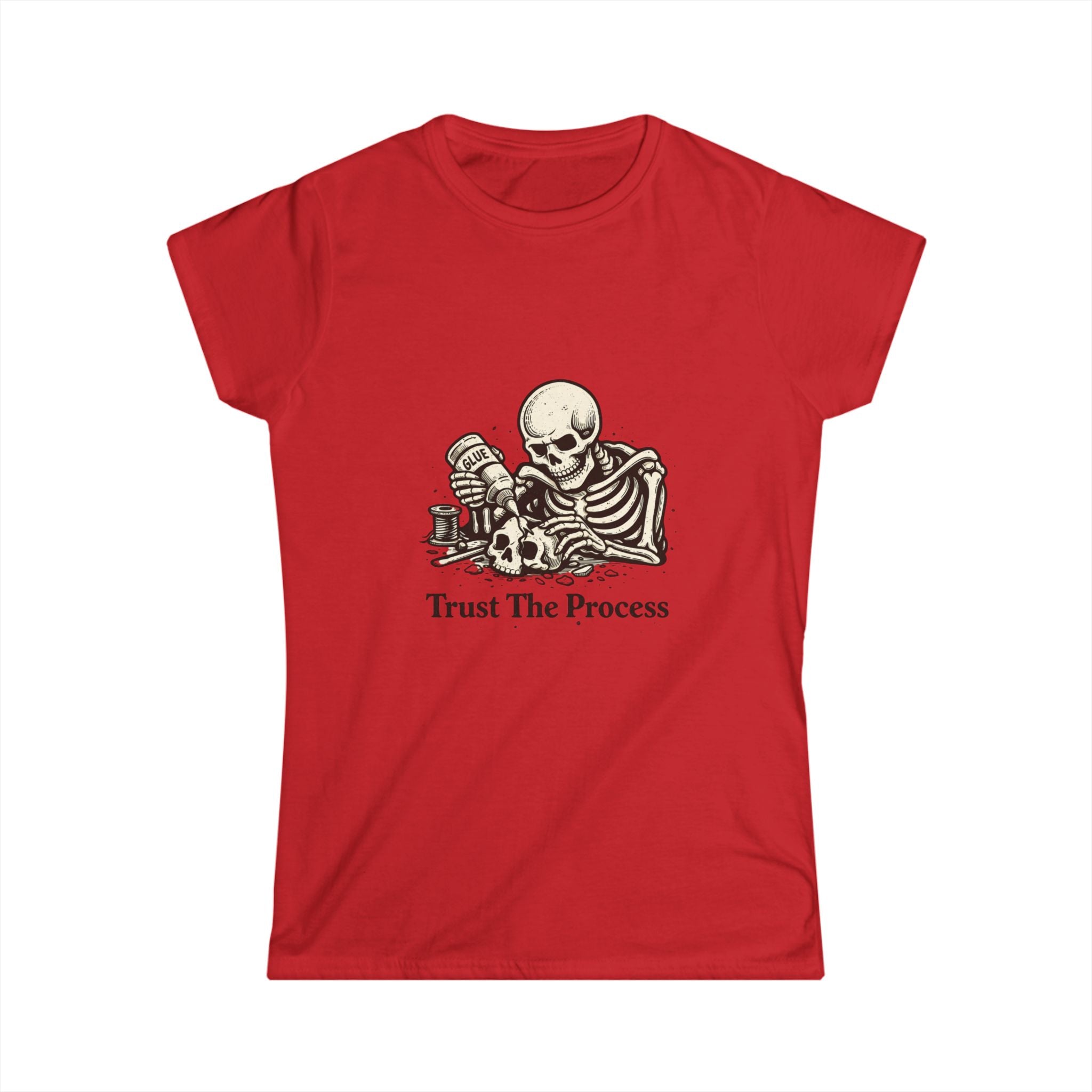 Trust The Process Skeleton Tee