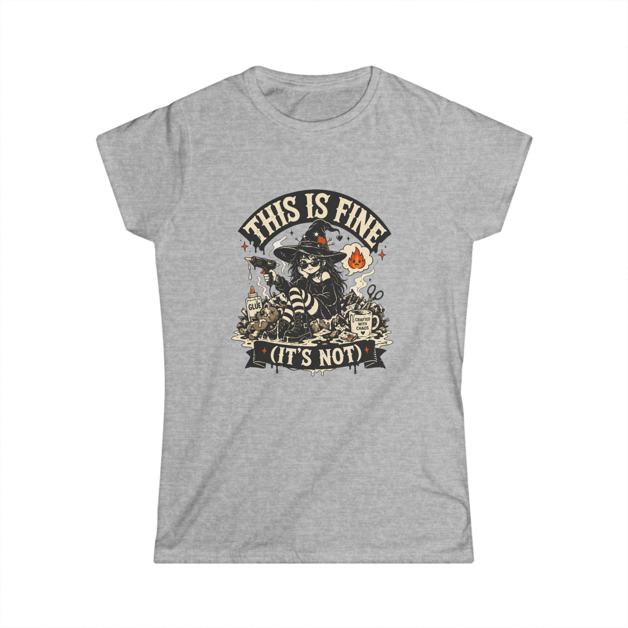 This Is Fine Witch Tee