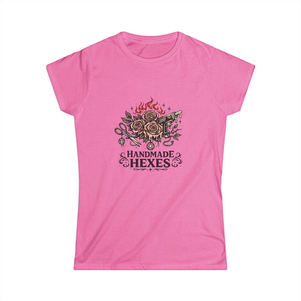 Handmade Hexes Floral Witch Tee