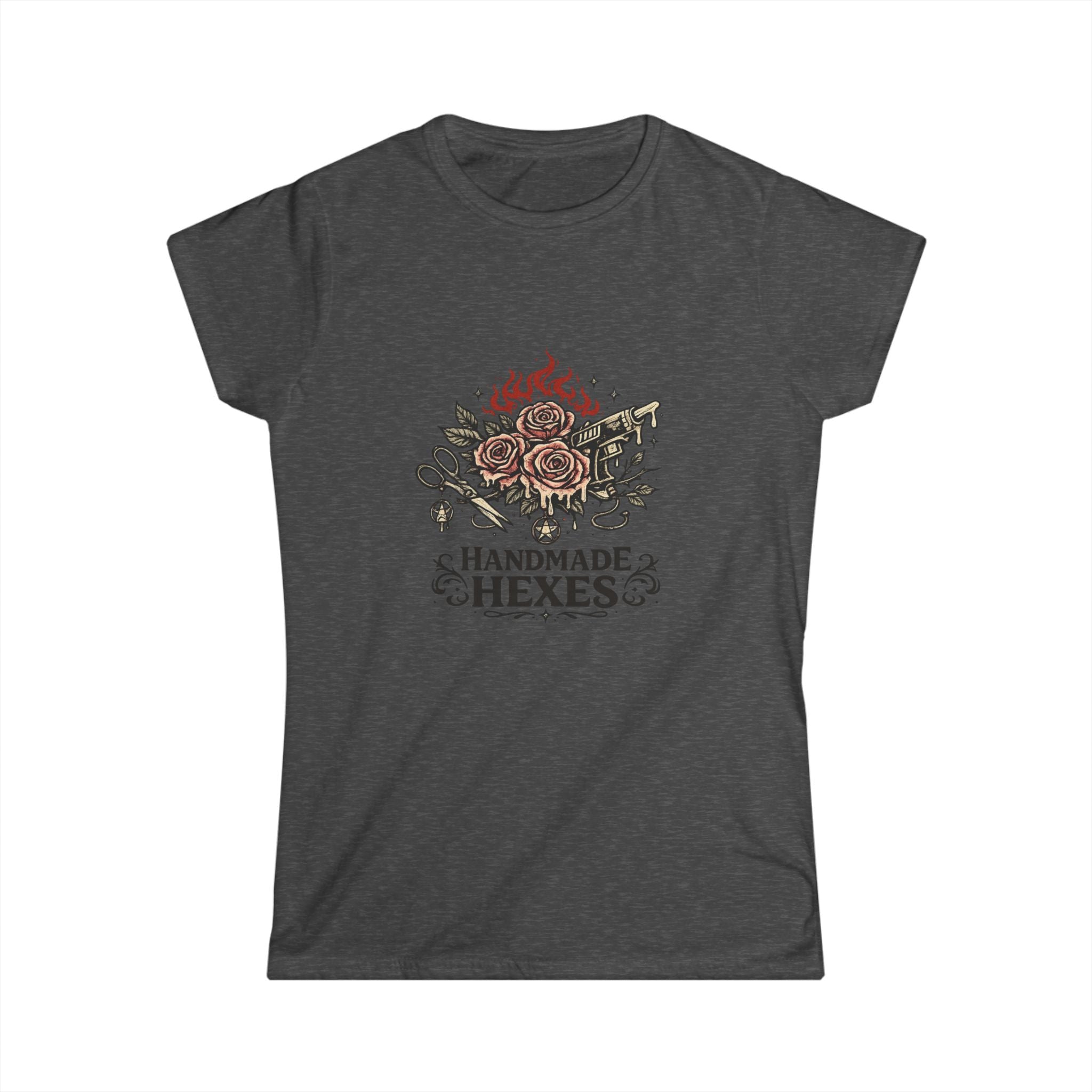 Handmade Hexes Floral Witch Tee