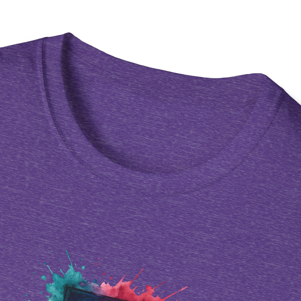 Rainbow Watercolor Frame T-Shirt