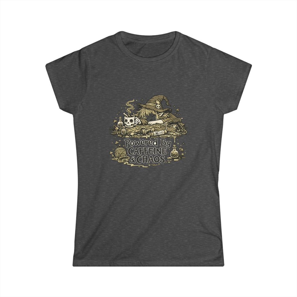 "Powered by Caffeine & Chaos" Women's Tee