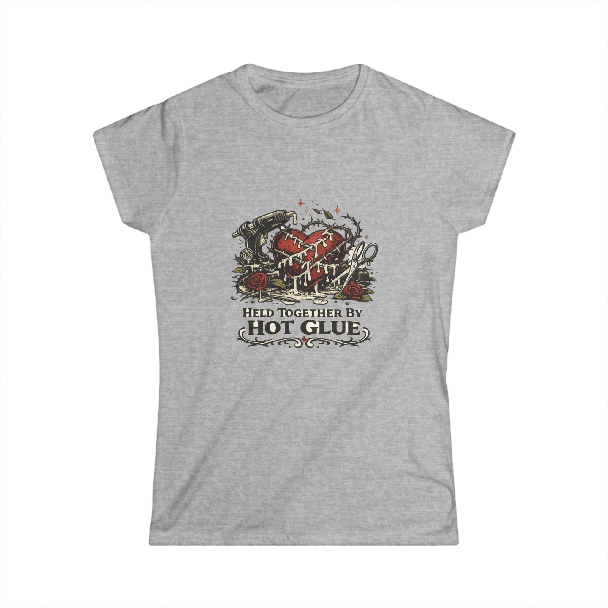 'Held Together by Hot Glue' Tee