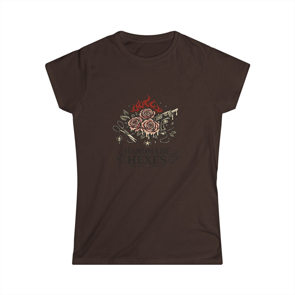 Handmade Hexes Floral Witch Tee