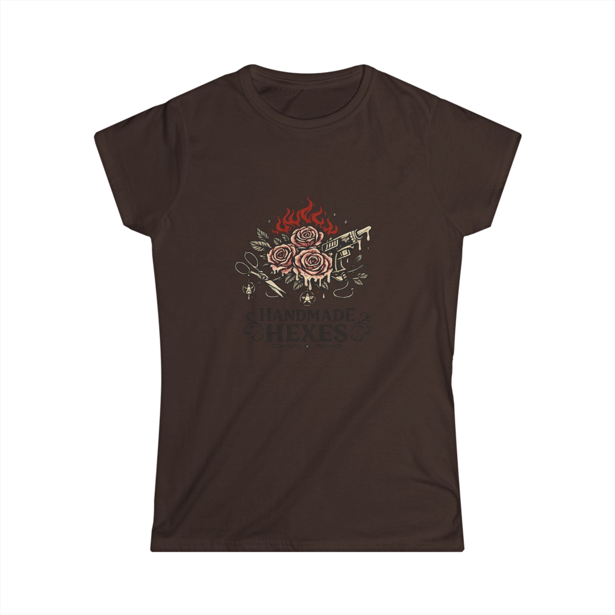 Handmade Hexes Floral Witch Tee